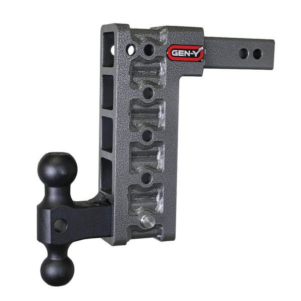 Gen-Y Hitches Mega-Duty Ball Mount - 10" Drop / 2" Shank with GH-051 Versa-Ball