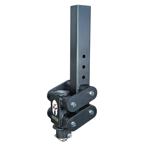 Gen-Y Hitches Spartan Torsion-Flex Snaplatch 2.5" Offset 4" Round Tube Gooseneck 2-5/16" Coupler 6.5K Tongue Weight 25K Towing