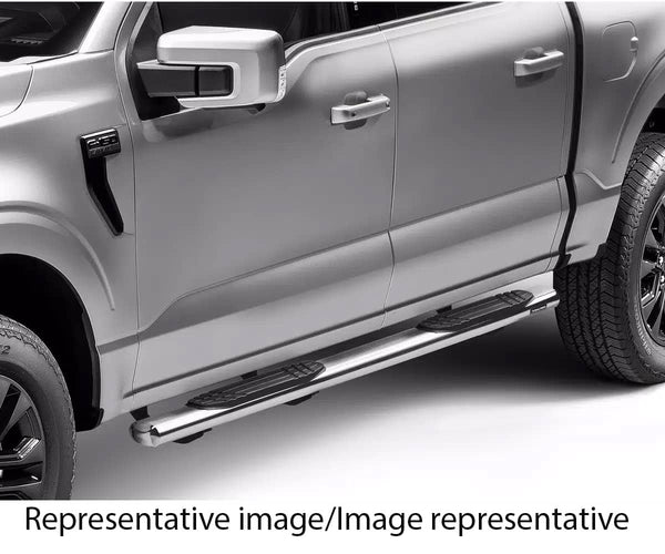 Go Rhino Ensemble complet série 1000 : marchepied latéral 4 po + supports 15C F150 Super Cab - poli (104415680PS)