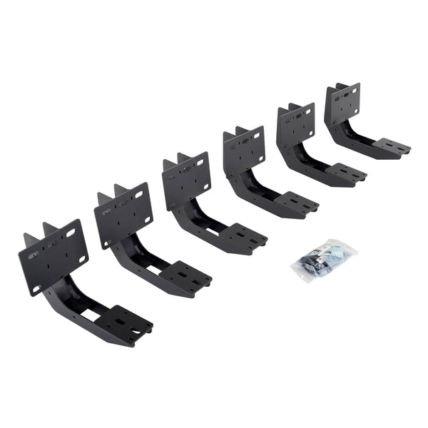 Go Rhino RB10/20 Running Board Bracket Kit — 2019+ RAM 1500 Extended/Crew Cab (6343065)