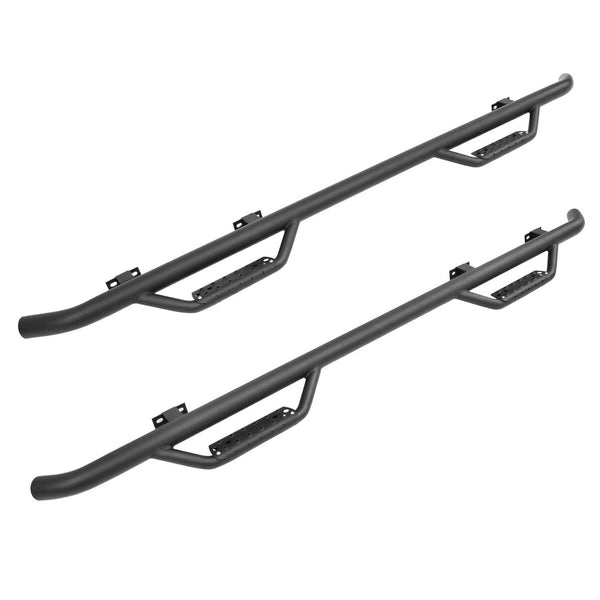 Go Rhino Dominator D2 Black Cab Length Nerf Steps - F150 Crew 15-20/ Super Duty Crew 17-20/ F150 Raptor Crew 17-21