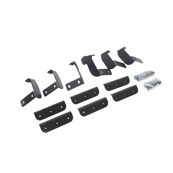 Go Rhino Brackets for Dominator Extreme Sidesteps — 2022+ Toyota Tundra CrewMax (D64436TK)