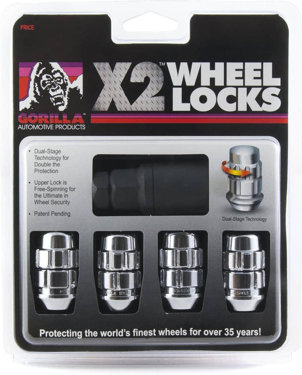 Gorilla 12MM X 1.50 Wheel Lock 4PK