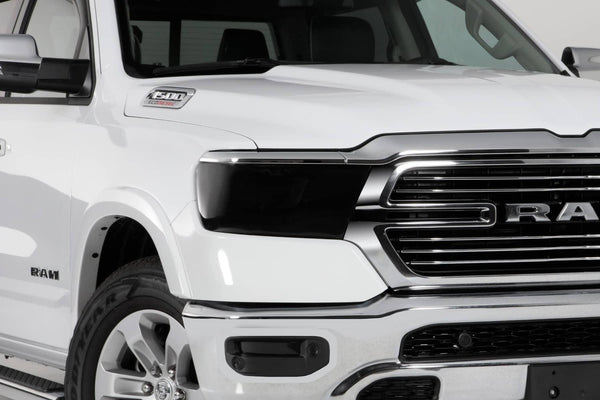 GT Styling Smoke Headlight Covers - 19-26 Ram 1500