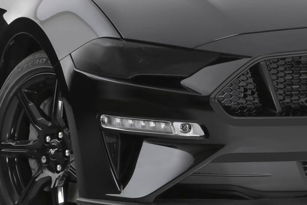 GT Styling Smoke Headlight Covers - 18-25 Mustang