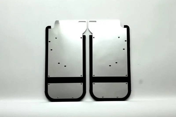 Air Hawk Stainless Custom Fit Rear Mud Flaps - 07-14 Silverado HD/ 07-13 1500 - Short Version