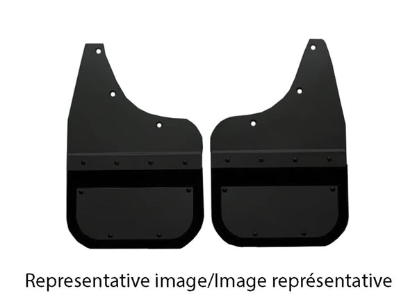 Air Hawk Carbon Black Custom Fit Front Mud Flaps - 14-18 Silverado 1500