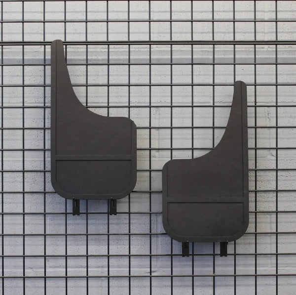 Air Hawk Garde-boue 12X22 à découpe en croissant - caoutchouc noir