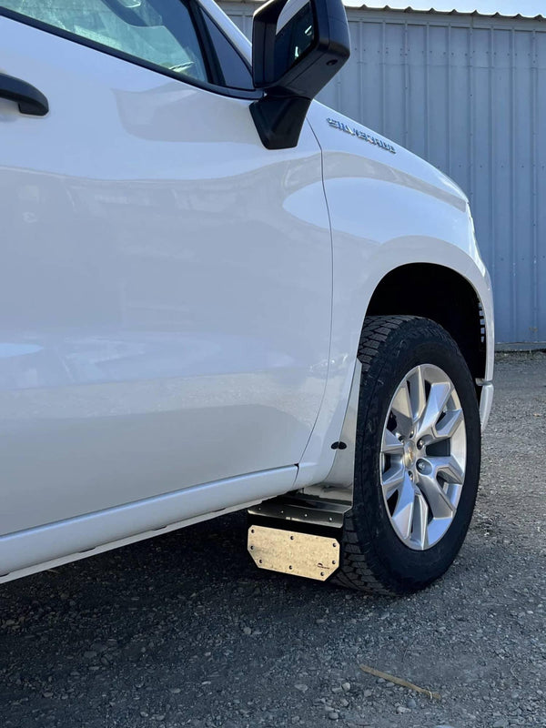 Air Hawk Garde-boue avant sur mesure en inox 19-26 Silverado 1500 (retirer le pare-éclaboussures d'origine)