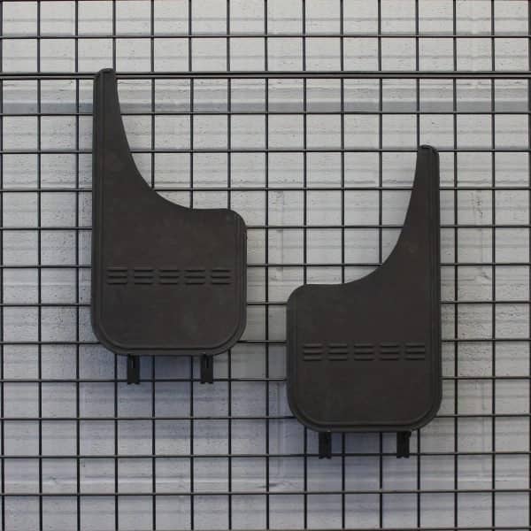 Air Hawk Black Universal 12X19 Moon Cut Mud Flaps