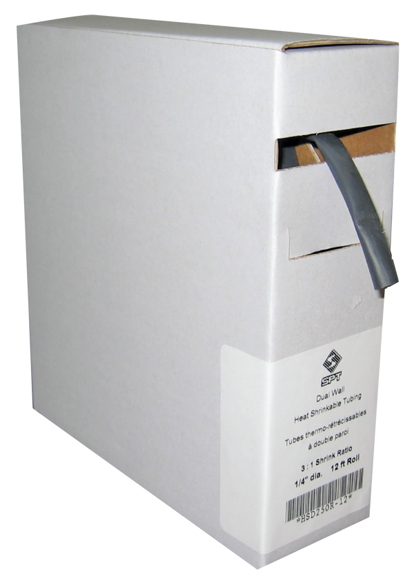 Uni-Bond Lighting (10 ft Roll) Dual Wall 3:1 Heat Shrinkable Tubing 1/2" Dia