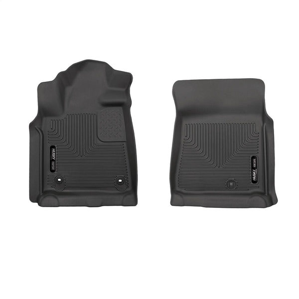 Husky Liners Front Floor Liners — 2012-2022 Toyota Sequoia, Black