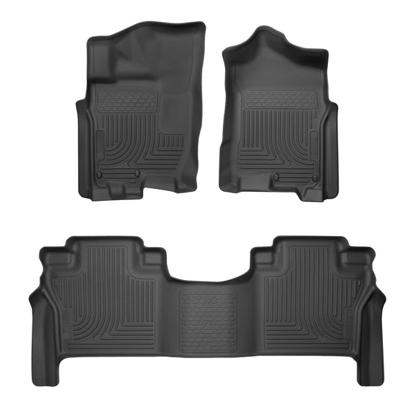 Husky Liners Revêtement de plancher de deuxième rangée — 2017-2023 Nissan Titan - noir