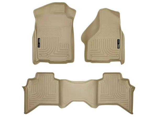 Husky Liners Front Floor Liners — 2002-2008 Dodge Ram 1500, Tan