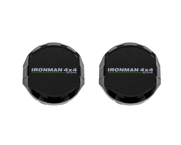 Ironman 4x4 7" Scope LED Driving Light Covers (Black) - IDL070COVERS