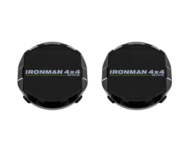 Ironman 4x4 9" Scope LED Driving Light Covers (Black) - IDL090COVERS