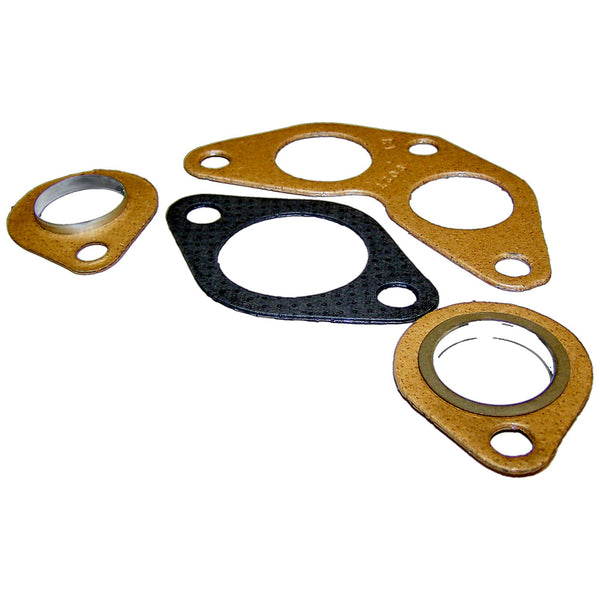Crown Automotive Exhaust Manifold Gasket Set — Black, Tan