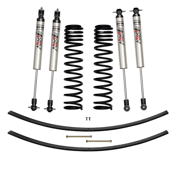 Skyjacker 3 in. Suspension Lift Kit With ADX M2.0 Aluminum Monotube Shocks. — Front (JC301BKXMLT)