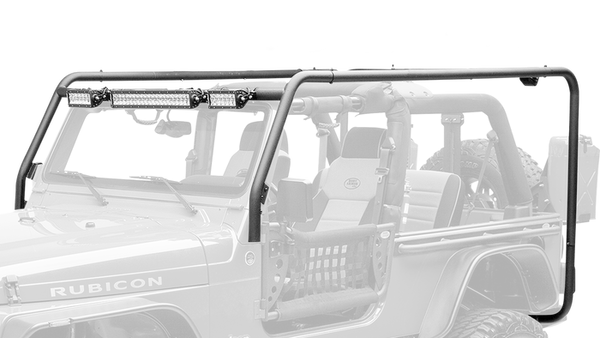 Body Armor 4x4 2007-2017 Wrangler 4Dr Frame Crossbars/Rails Box 2 Of 2 Black