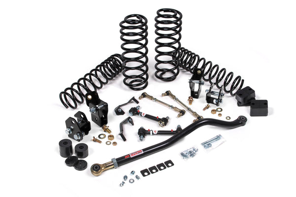 JKS Manufacturing Ensemble de rehaussement 2.5 po | J-Venture | Wrangler JL 4 portes — avant (JSPEC117KNS)