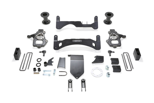 Fabtech Système de suspension Basic Gen II 6" avec Magnaride 2014-18 Chevrolet, GMC 1500