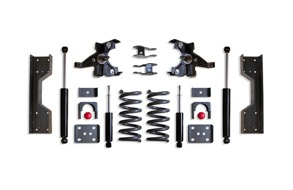 MaxTrac 4"/6" Lowering Kit (V8, LD ROTORS), 2WD