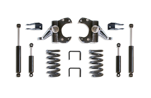 MaxTrac 5.5"/5" Lowering Kit (1" THICK ROTORS), 2WD