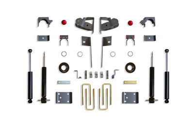 MaxTrac 2"/4" Lowering Kit (STRUTS) — Grey Powdercoat (K331924S)