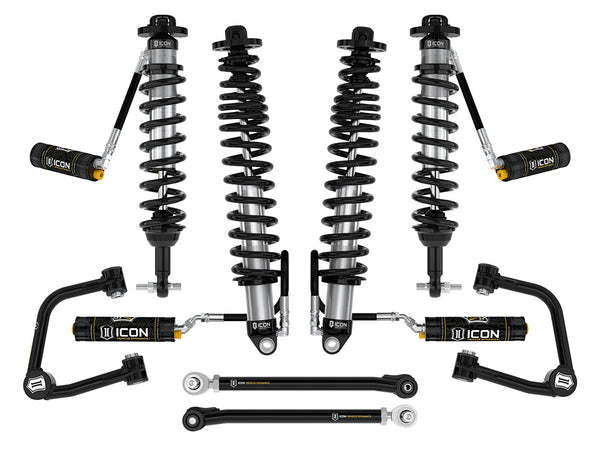 ICON 2021-2026 Ford Bronco, Non-Sasquatch, 3-4" Lift, Stage 6 Suspension System, CDCV, Tubular