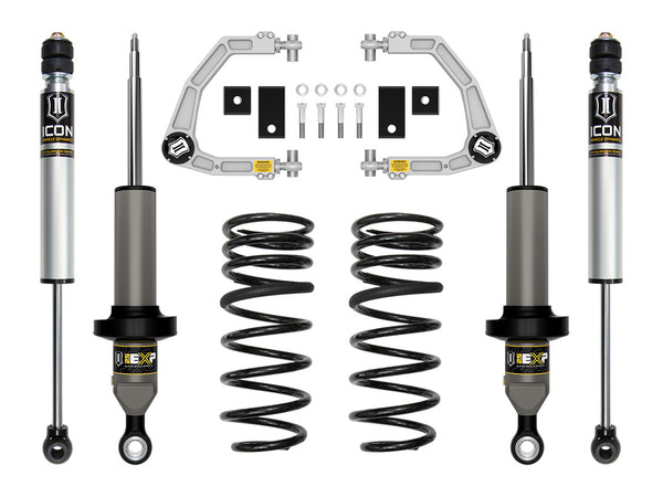 ICON Système de suspension Stage 2 2023-2026 Toyota Sequoia, rehaussement de 0-2.13 po, bras de suspension supérieurs en billette