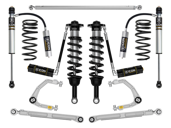 ICON 2025-2026 Toyota 4Runner 2WD, 1.25-3" Lift, Stage 4 Suspension System, Billet