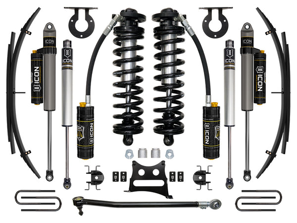 ICON 2017-2022 Ford F-250/F-350 Super Duty 4WD, 2.5-3" Lift, Stage 4 Coilover System w/ Expansion Packs