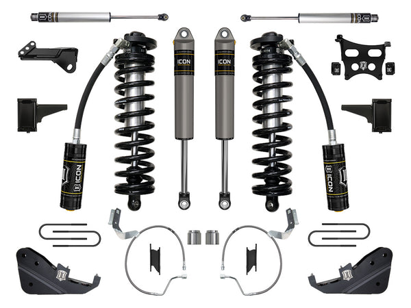 ICON 2023-2026 Ford F-250/F-350 Super Duty 4WD, 4-5.5" Lift, Stage 3 Coilover Conversion System