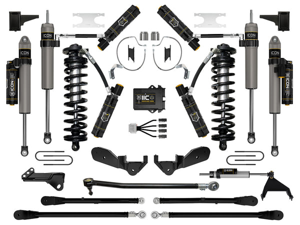 ICON 2023-2026 Ford F-250/F-350 Super Duty 4WD, 4-5.5" Lift, Stage 9 Coilover Conversion System