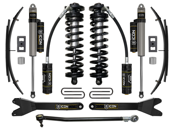 ICON 2023-2026 Ford F-250/F-350 Super Duty 4WD, 2.5-3" Lift, Stage 3 Coilover Conversion System w/ Radius Ar (K63203RL)