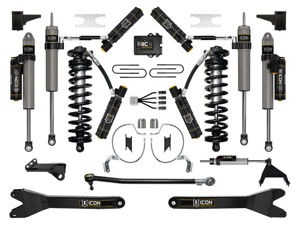 ICON 2023-2026 Ford F-250/F-350 Super Duty 4WD, 4-5.5" Lift, Stage 9 Coilover Conversion System w/ Radius Arms (K63219R)