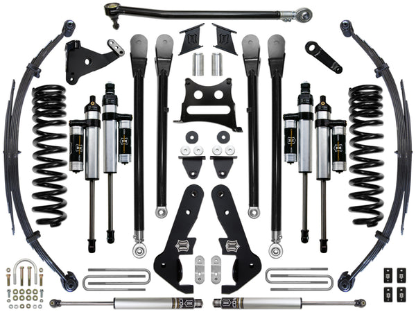 ICON 2017-2022 Ford F250/F350, 7" Lift, Stage 4 Suspension System — 4WD