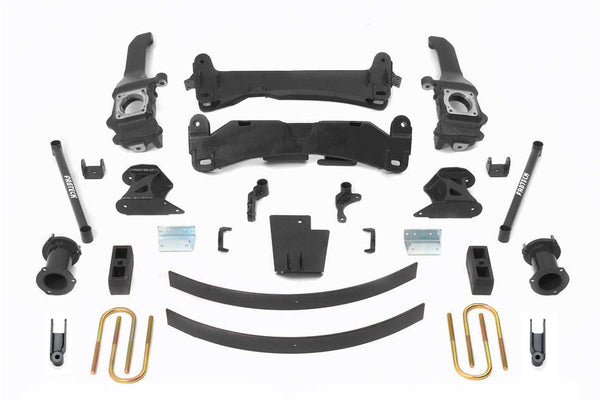 Fabtech Basic Lift System with Shocks, 6" Lift — 2015 Toyota Tacoma