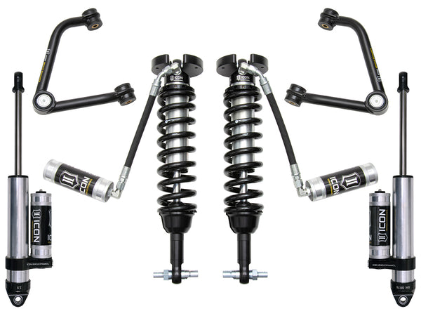 ICON Système de suspension Stage 3 2019-2026 Chevrolet Silverado 1500/GMC Sierra 1500, rehaussement de 1.5-3.5 po, tubulaire