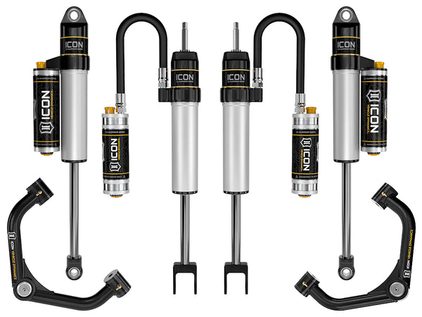 ICON 2020-2026 GM 2500/3500 HD, 0-2" Lift, Stage 3 Suspension System, Tubular