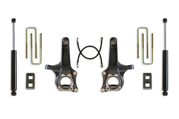 MaxTrac 4" Lift Kit (MAX TRAC SHOCKS) — Grey Powdercoat (K880442)