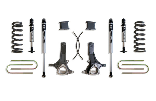MaxTrac 7" Lift Kit (VULCAN IFP SHOCKS) — Grey Powdercoat — 2002-2008 Ram 1500 (K882170V)