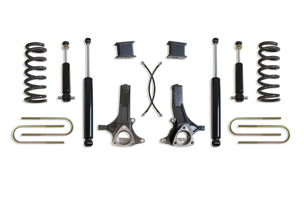 7" Lift Kit (MAX TRAC SHOCKS) — Grey Powdercoat — 2002-2008 Ram 1500 (K882171)