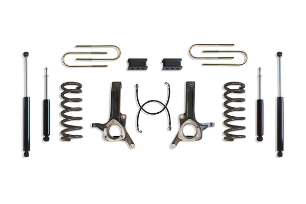 MaxTrac 6.5" Lift Kit (4.125" x 16.5" U-Bolts) (Dually Models) (Max Trac Shocks) — Cummins Diesel — 2003-2008 Dodge Ram 3500, 2WD