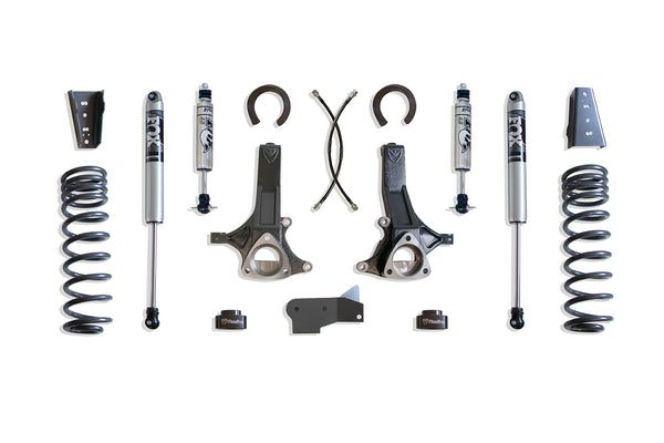 MaxTrac 6.5" Lift Kit (FOX SHOCKS) — Grey Powdercoat — 2009-2024 Ram 1500 & 2019-2024 Ram 1500 Classic (K882465F)