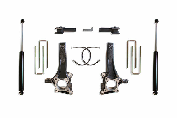 4.5" Lift Kit (MAX TRAC SHOCKS) — Grey Powdercoat — 2015-2020 Ford F-150 (K883242)