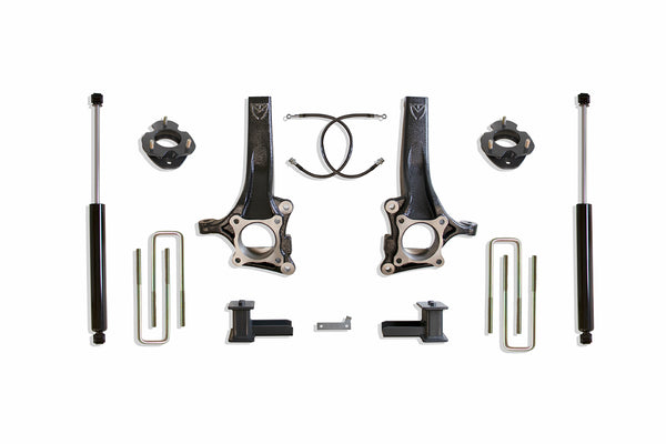 6" Lift Kit (MAX TRAC SHOCKS) — Grey Powdercoat — 2009-2014 Ford F-150 (K883464)