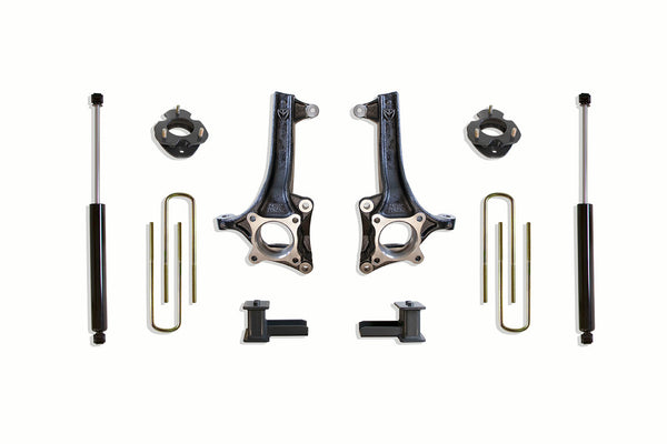 6.5" Lift Kit (MAX TRAC SHOCKS) — Grey Powdercoat — 2021-2025 Ford F-150 (K884164)