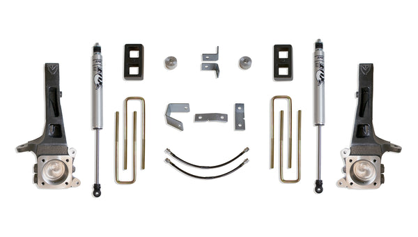 MaxTrac 4" Lift Kit (FOX SHOCKS) — Grey Powdercoat, 2WD (K886842F)