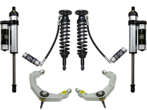 ICON 2009-2013 Ford F-150 4WD, 1.75-2.63" Lift, Stage 4 Suspension System, Billet